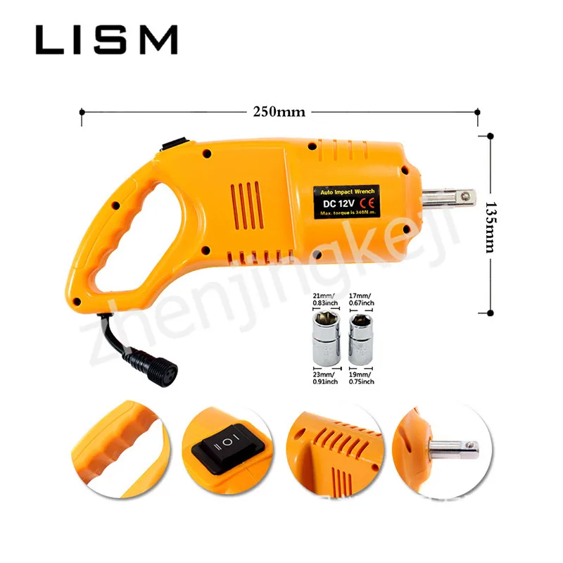 Изменение шиномонтажного оборудования внедорожник автомобиль электрический ударный гаечный ключ Тип рукоятки портативный быстрый легкий Открытый аварийный ночное видение функция