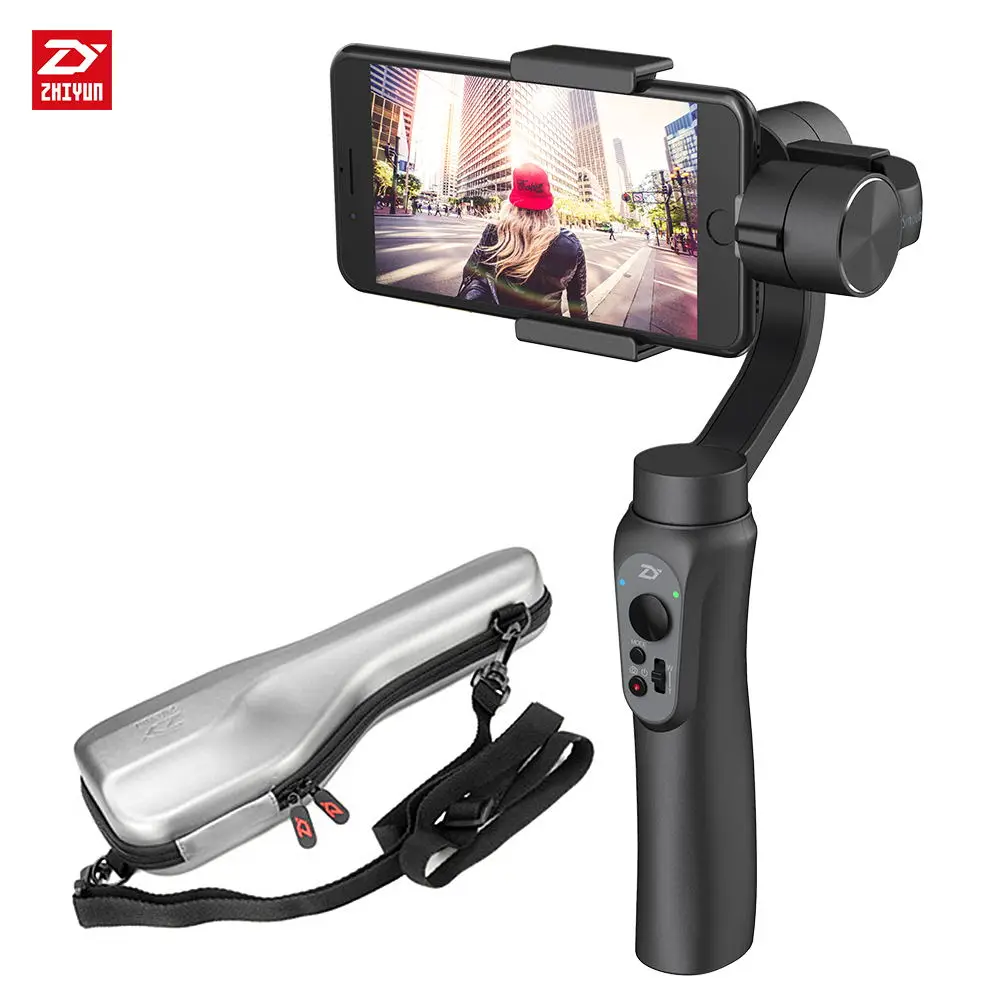 Zhiyun SMOOTH 4 3-осевой Карманный стабилизатор для смартфона экшн-камеры телефона Портативный iPhone X Gopro Hero sjcam cam - Цвет: SMOOTH Q