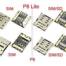 2 шт./лот разъем для считывания sim-карт для huawei P8/P8 Lite Nano SIM лоток для карт памяти Micro SD Модуль держателя