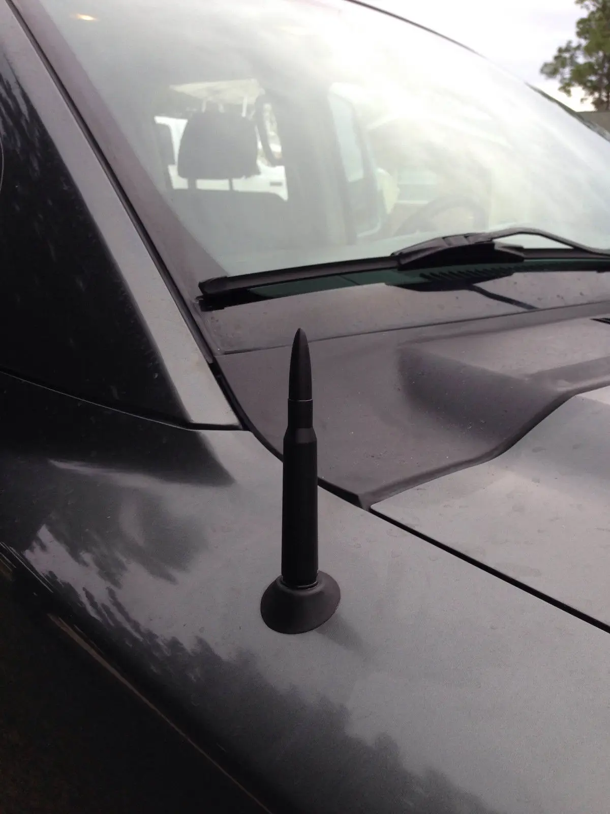 

Black Aluminum Car SUV Bullet Antenna For Dodge Ram Ford F150 Raptor CRV RAV4 JEEP 50 Cal Caliber Bullet Ammo Short Antenna Kit