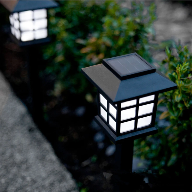 

5 pcs/lot Solar Garden Light Outdoor Waterproof LED Solar Lawn Lamp Night Light Pathway Patio Driveway Yard Path Landscape Lamp