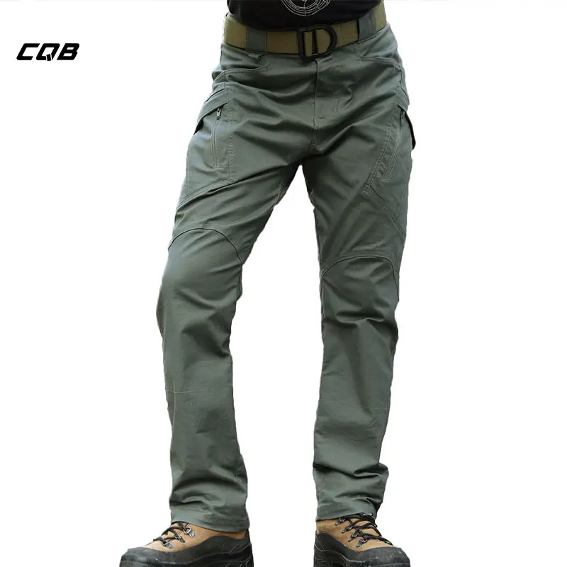 CQB Outdoor Sports Hiking Camping Tactical Military Men's Pants Overalls for Hunting Climbing Spring Breathable Trousers | Спорт и
