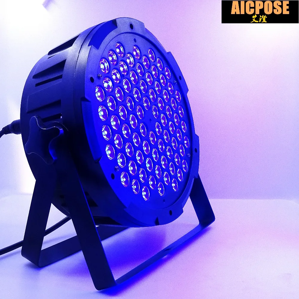 Festa de Casamento Luzes de Discoteca Equipamento de Palco Luzes 80 3 w Rgb 3in1 80x3 w Luzes Led Par Plana Led Par Dmx512 dj Profissional 30 Cheap Efeito de Iluminação de palco