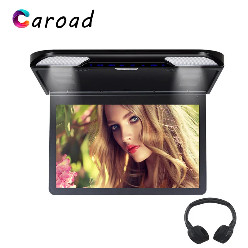

MP5 13.3" FHD 1080P IPS Digital Screen Touch Button Car Roof Monitor With HDMI/USB/SD/IR/FM Transmitter/Speaker Monitor In Car