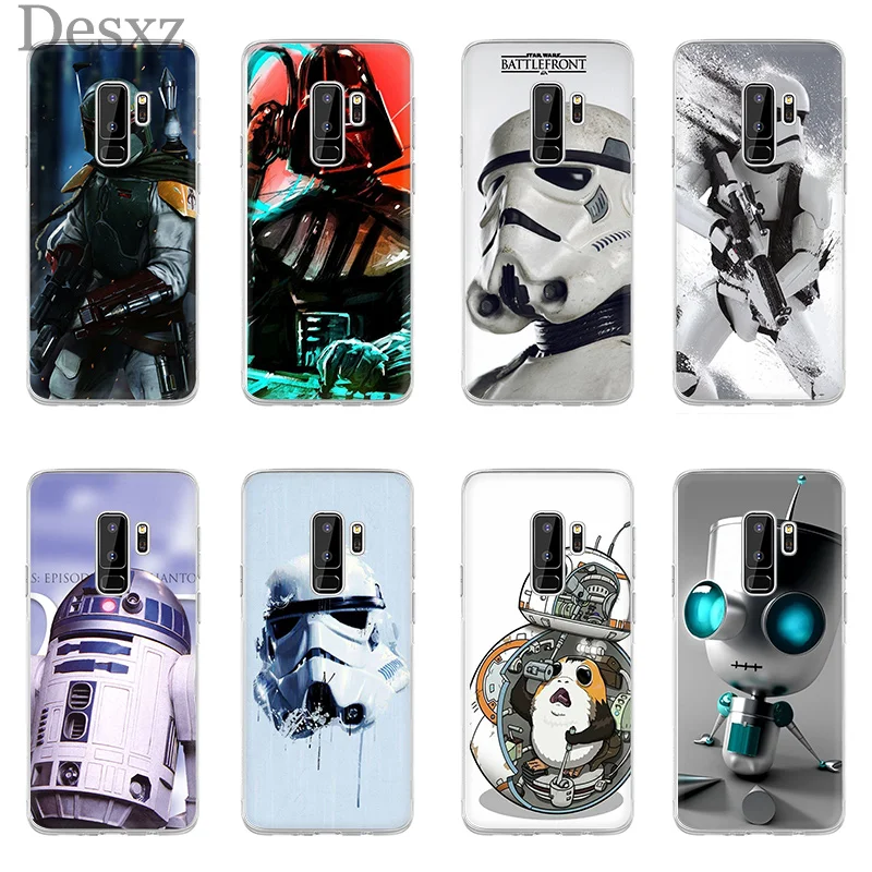 Desxz Cases star wars R2D2 darth vader Stormtrooper boba