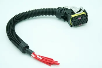 

16 Pins/Way EDC7 Common Rail ECU Connector Auto PC Board Socket With Wiring Harness Pigtail For Bosch 1928404195