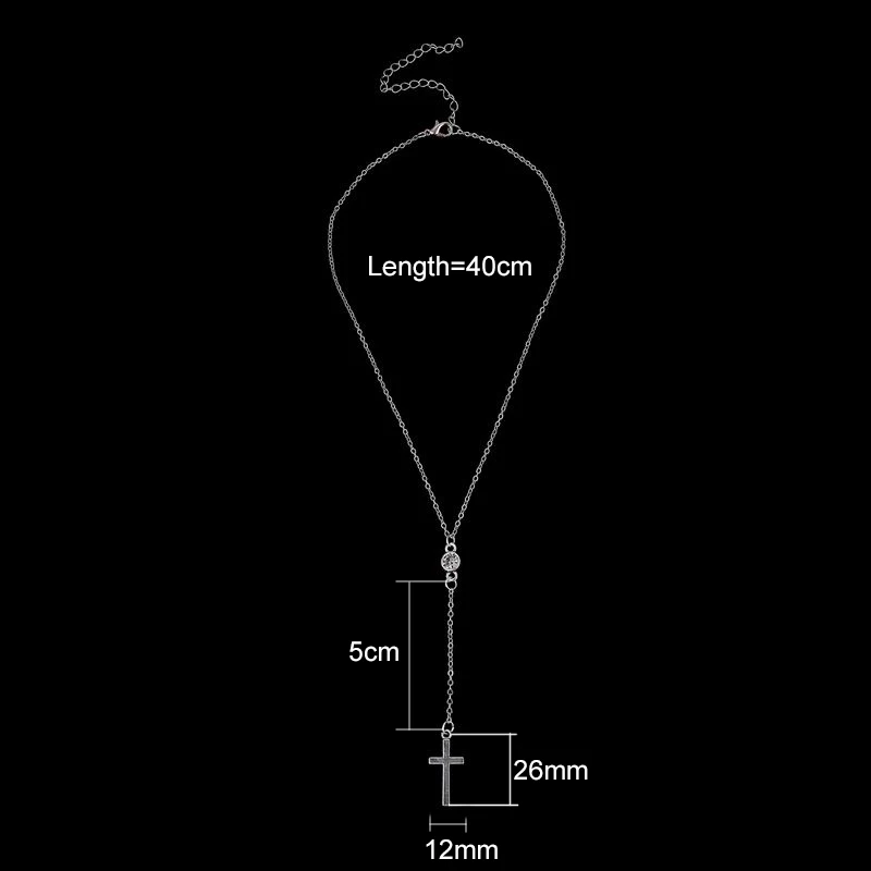 Новинка, христианское ювелирное изделие, ручной работы, тонкий кристалл, крест, подвеска, ожерелье s для женщин, католическое Распятие, ожерелье, подарки