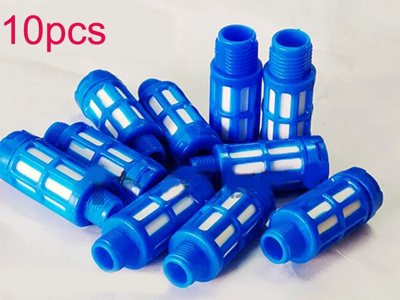 10PCS Tank Accessories Blue Silencer Filter Connector D14xH30xH38mm Flat Muffler Interface Joint for RC Airplane Model | Игрушки и хобби