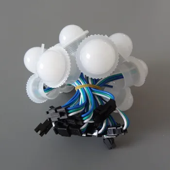 

26mm UCS1903 LED pixel module;3pcs 5050 SMD RGB LED,DC12V input;frosted cover;0.72W