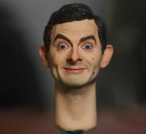 

[ESTARTEK] KUMIK KM13-81 1/6 Mr Bean Head Sculpt for 12" Collectible Action Figure DIY
