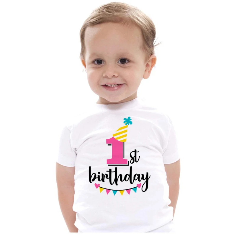 Детская летняя футболка, футболки с короткими рукавами для мальчиков и девочек, топы для детей 1, 2, 3, 4, 5, 6, 7, 8, 9 лет, подарок на день рождения