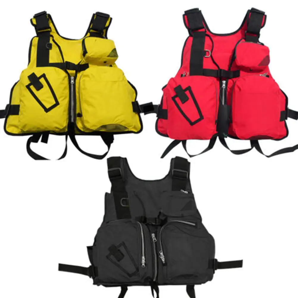 

Three Colors Can Choose Adjustable Buoyancy Assisted Sailing Kayak Canoe Fishing Outdoor Life Jacket Adult First Aid Equipment