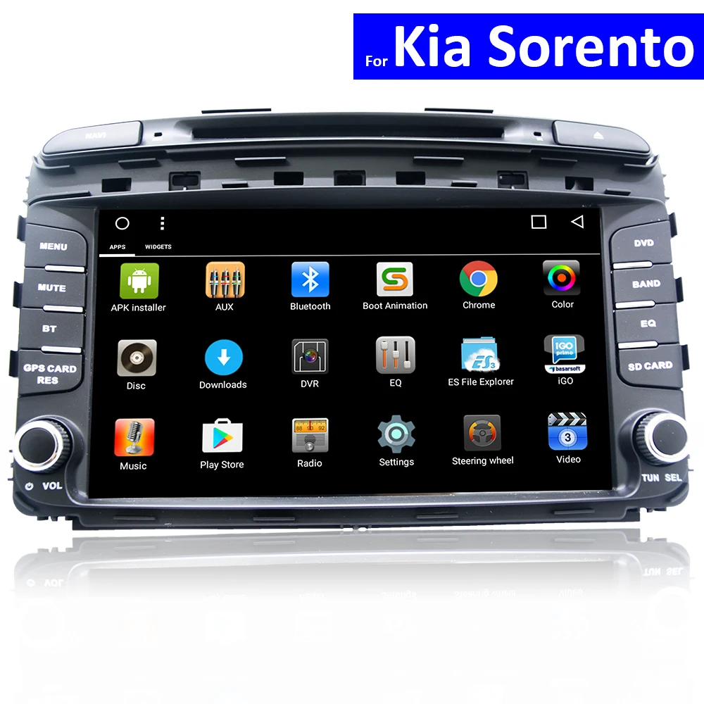 In Dash Android Car DVD Player for Kia Sorento GPS Navigation 3G 4G WIFI TV Bluetooth Stereo USB SD MP3 Touch Screen Auto Radio