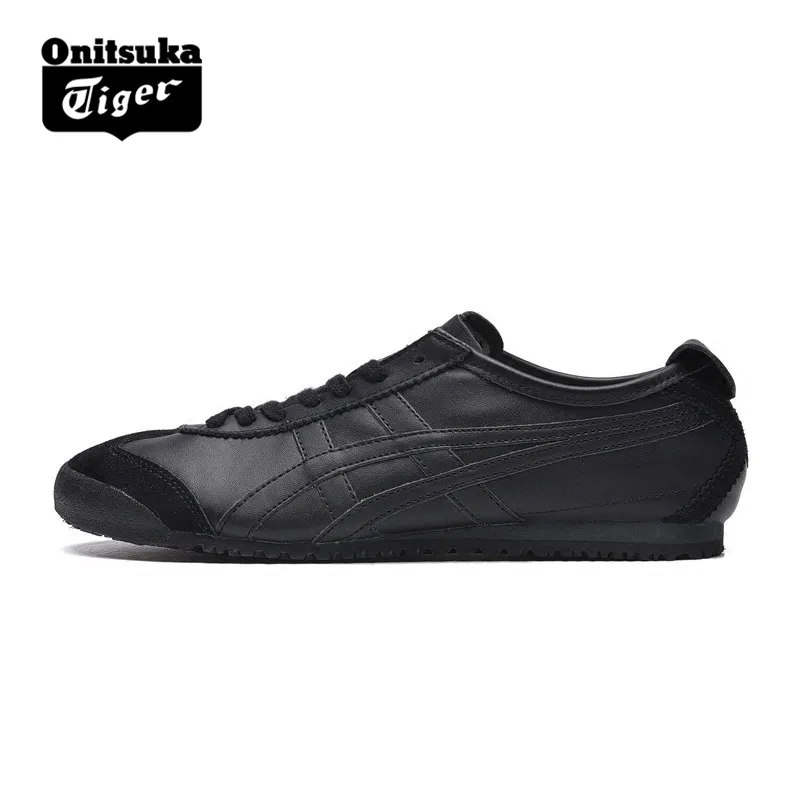 onitsuka tiger leather black