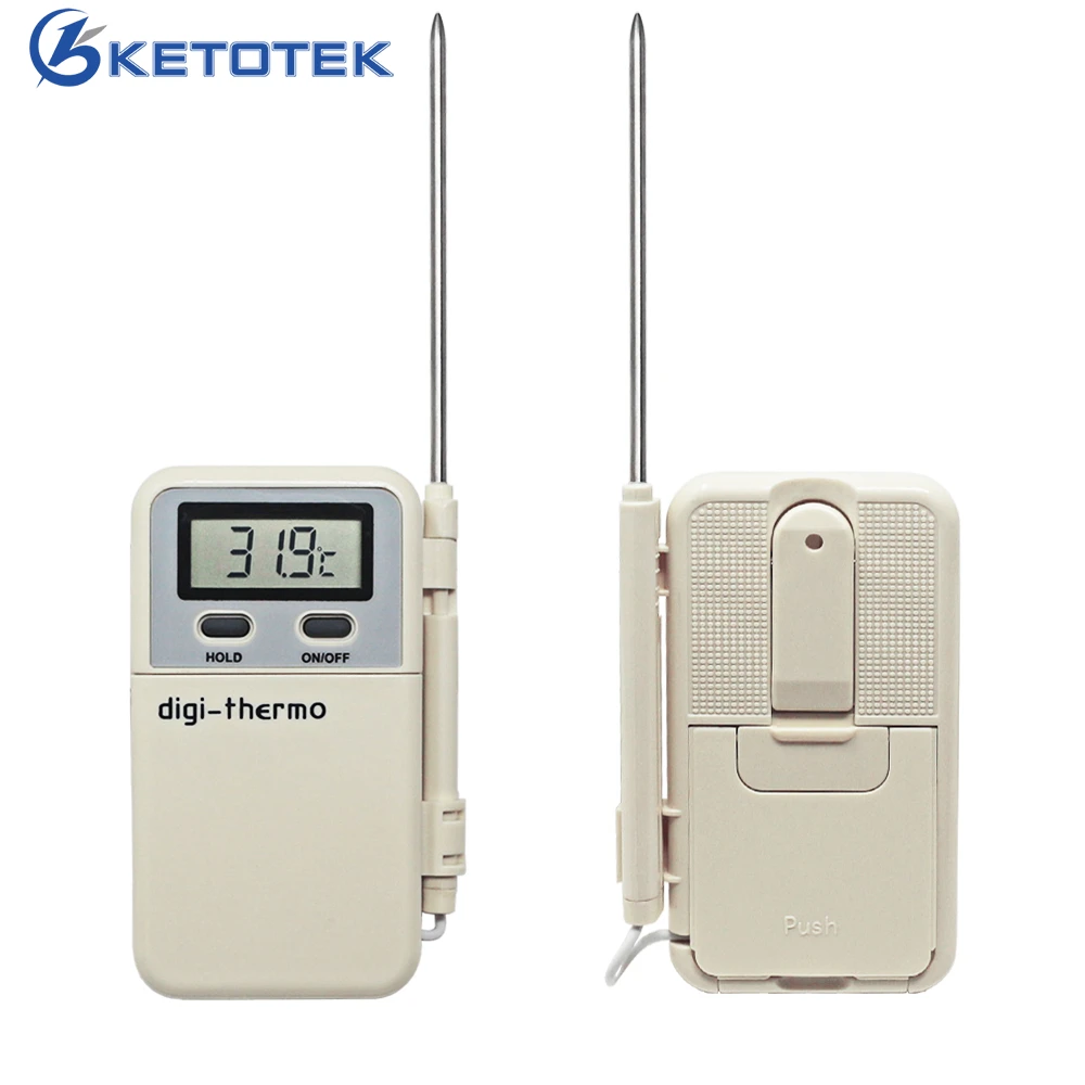 

-50C~300C Digital Cooking Thermometer Kitchen Food Meat Temperature meter for Grill Oven with Stainless Steel Probe