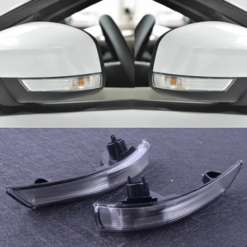 

beler Pair of Wing Mirror Indicator Lens Turn Signal Light Lamp Cover Case no bulb Fit for Ford Focus 2008-2016 Left & Right