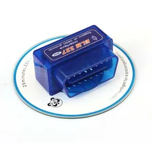 1 pair MINI ELM327 Bluetooth Code reader OBD2 V1.5 scan tool super mini elm 327 Car Diagnostic for Android ship from Russian