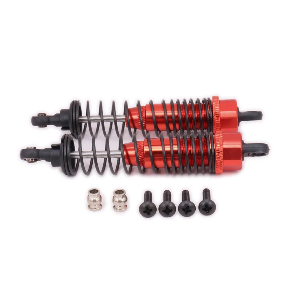 

2Pcs Alloy Adjustable Front Shock Absorber Oil Filled Type For Rc Model Car 1/10 Himoto Big Foot Monster Truck E10Mtl E10MtE10Bp