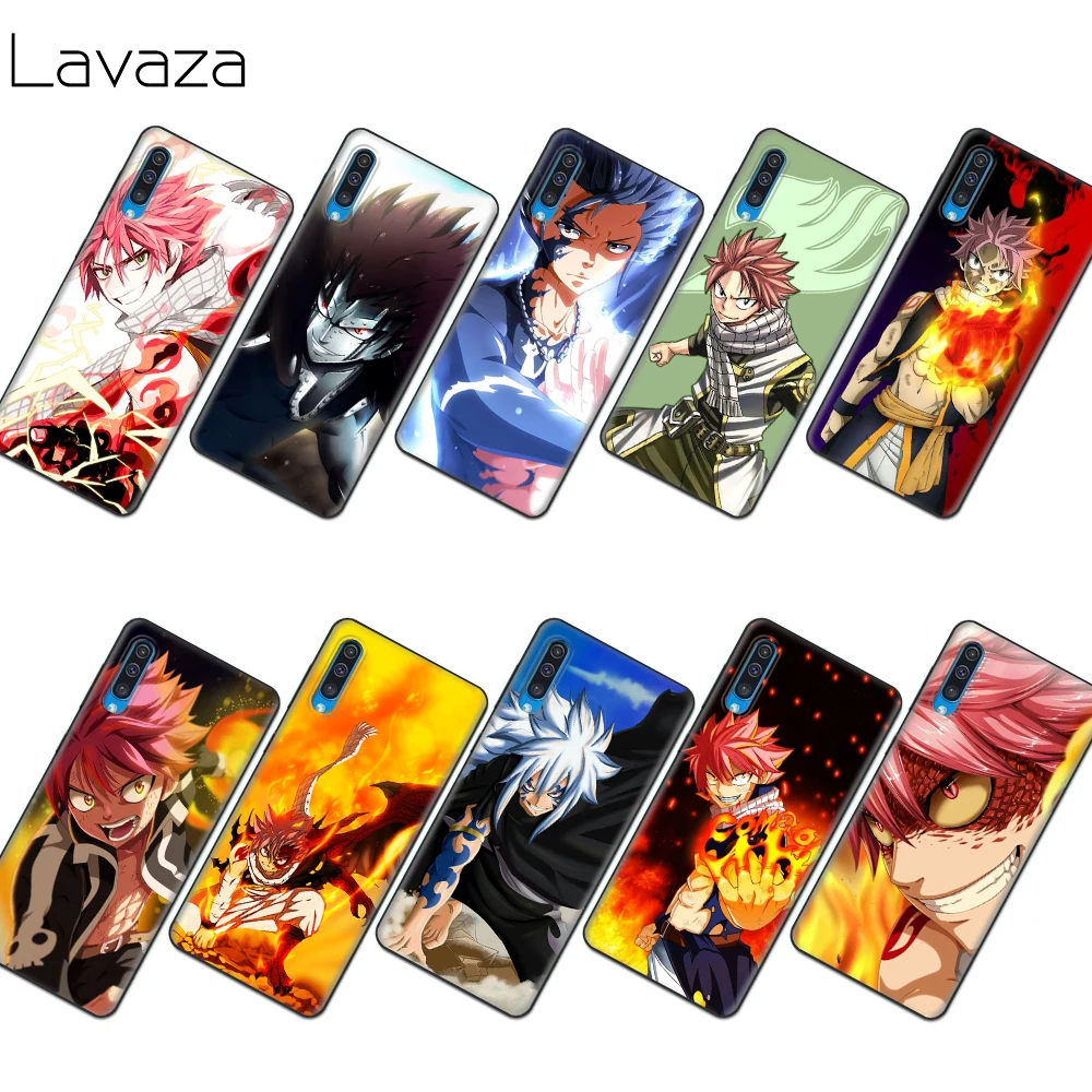 

Lavaza Fairy Tail Gajeel Soft TPU Case for Samsung Note A3 A5 A6 A7 A8 A9 8 9 J6 A10s A20s A30s A40s A50s 10 A70 Plus