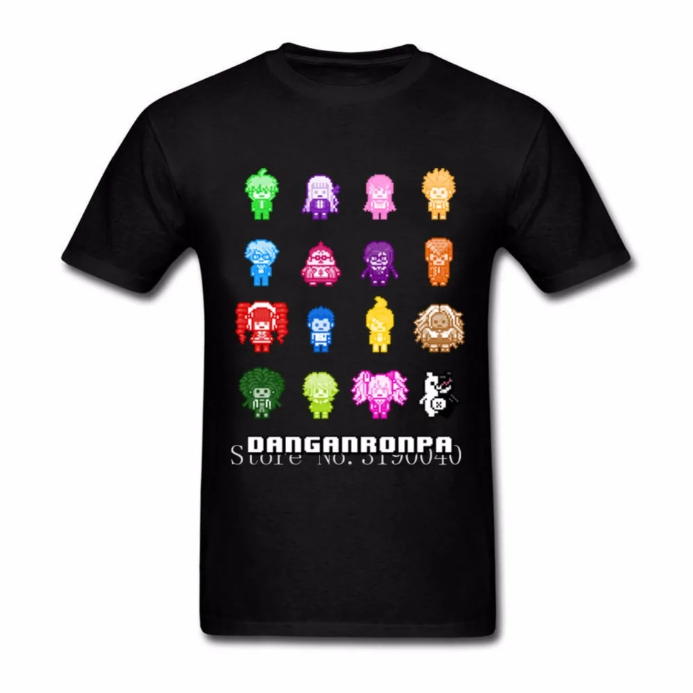 Pixelated Despair danganronpa футболка мужская с коротким рукавом принтом на заказ хлопковая