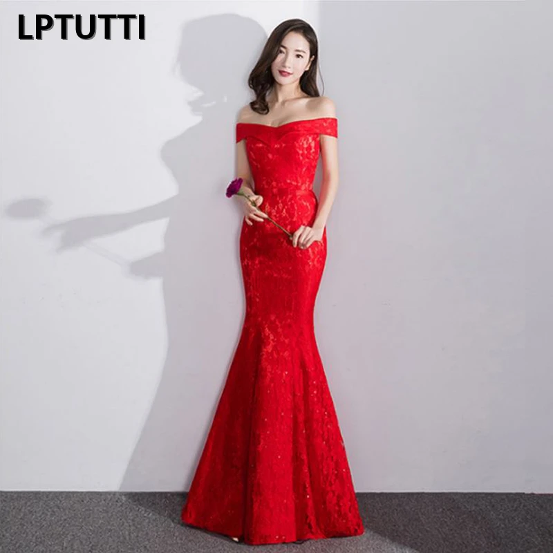 

LPTUTTI Lace Plus Size Gratuating New For Women Elegant Date Ceremony Party Prom Gown Formal Gala Luxury Long Evening Dresses