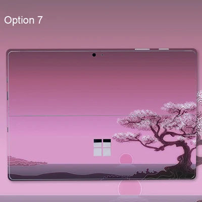 Окрашенный КИТ шаблон ПВХ ноутбук наклейка для microsoft Surface Pro 5 Высокое качество покрытие кожи стикер s для Surface Pro 4 Pro 3 - Цвет: Option 7