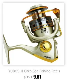 YUBOSHI CTR2000-7000 спиннинговые Рыболовные катушки для морской соленой воды, катушка для ловли карпа, катушка для спиннинга FR003