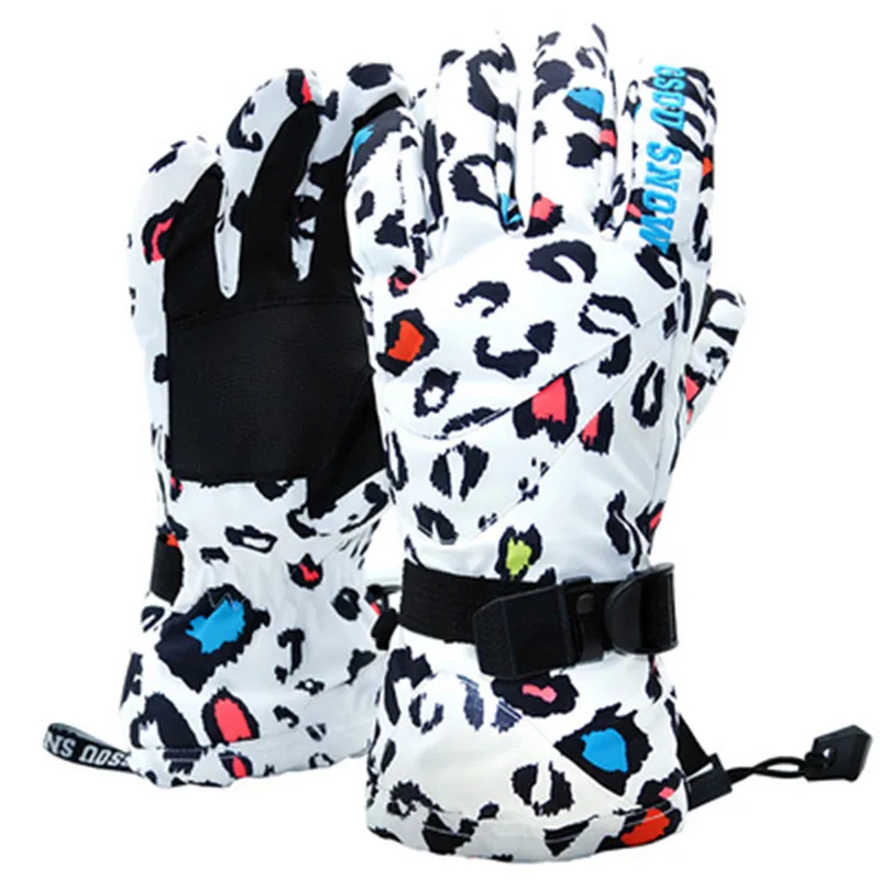 2017 Women Gsou Snow Ski Glove Touch Screen Skid Windproof Waterproof