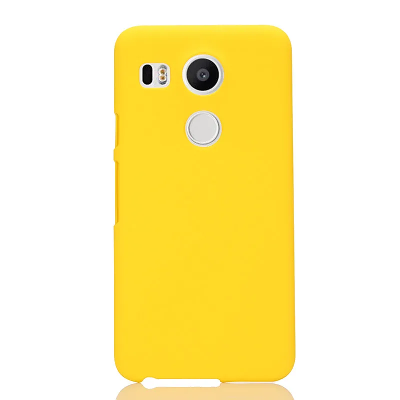 COATUNCLE чехол для телефона СПС Fundas LG Google Nexus 5X чехол для Coque LG Nexus 5X карамельный цвет твердый пластиковый PC чехол для телефона s - Цвет: 3
