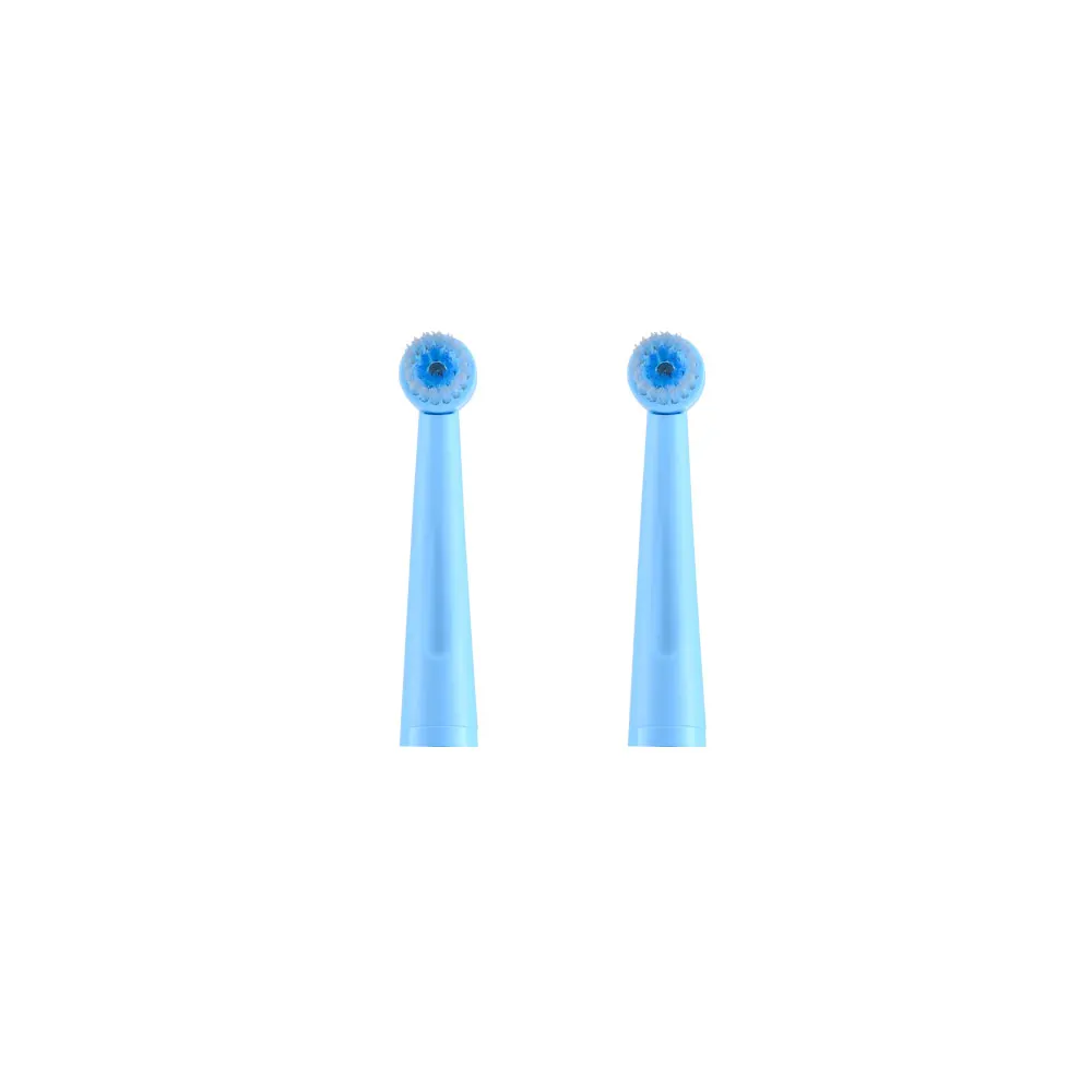 R02 2heads Blue HERE-MEGA Мягкая зубная щетка DuPont для R02 - Цвет: R02 2heads Blue