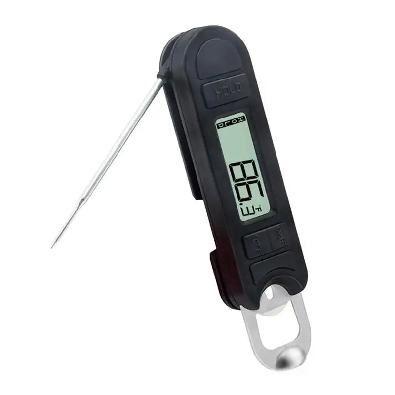 

New Folding Digital Food Thermometer Instant Read Waterproof Kitchen Cooking Thermometer with Probe for Milk Barbecue BBQ Meat