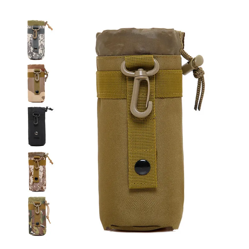 

Kettle Bag Camouflage Small Pockets Outdoor Sports Accessories Bag Kettle Bag Tactical Travel Water Cup Package