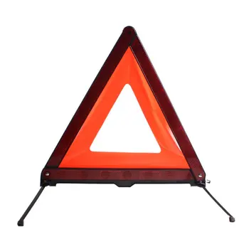 

Car Triangle Emergency Warning Sign Foldable Reflective Safety Roadside Lighting Stop Sign Tripod Road Flasher
