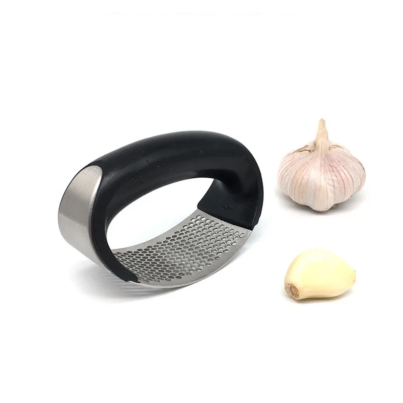 

Garlic Presser Curved Garlic Grinding Slicer Chopper Garlic Presses Cooking Gadgets Tool