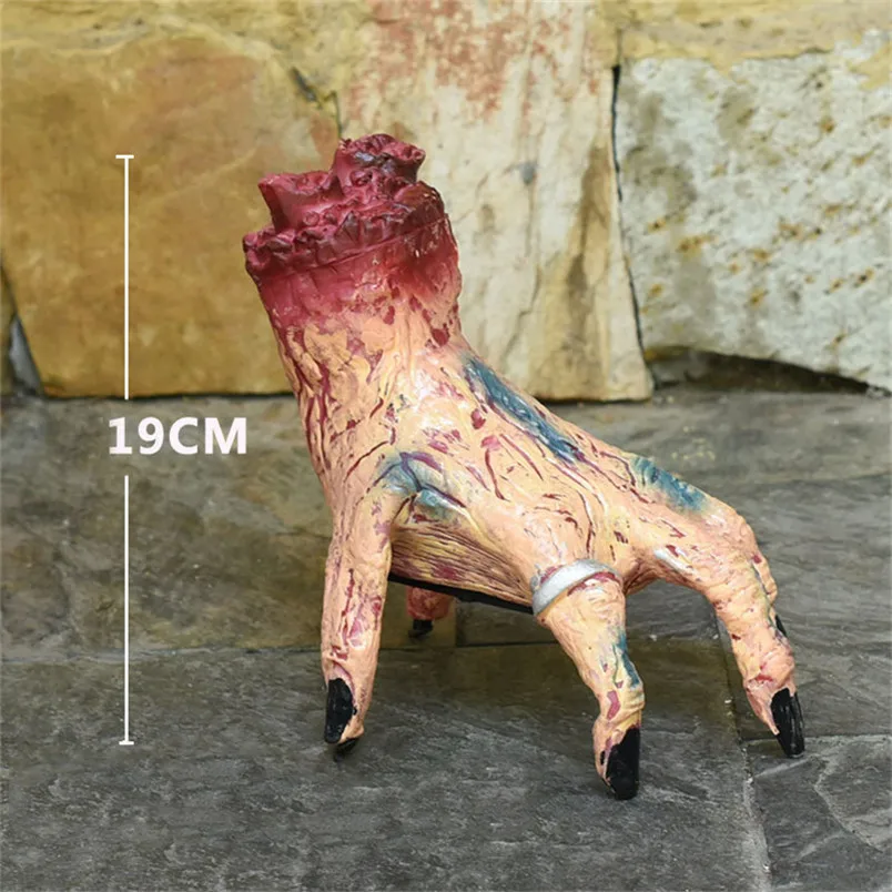 Skup Halloween elektryczny zabawki kreatywne spaceru ręka Halloween Party Tricky rekwizyty straszyć ludzi Costume Party Prank rekwizyty Zombie ręcznie