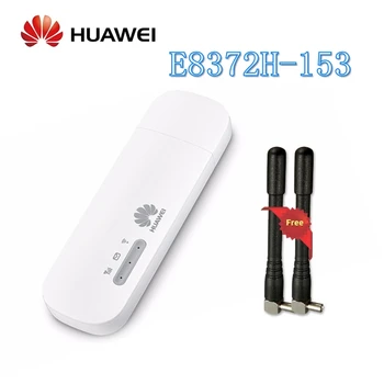 

Unlocked Huawei E8372 E8372h-153 with 2pcs Antenna 150M LTE USB Wingle LTE 4G USB WiFi Modem