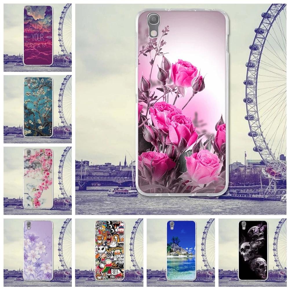 

For Alcatel Idol 4 Case Back Cover for Alcatel Idol 4 Cases 5.2 inch Phone Covers OT6055 Phone Bag TPU Silicone Shell Painting