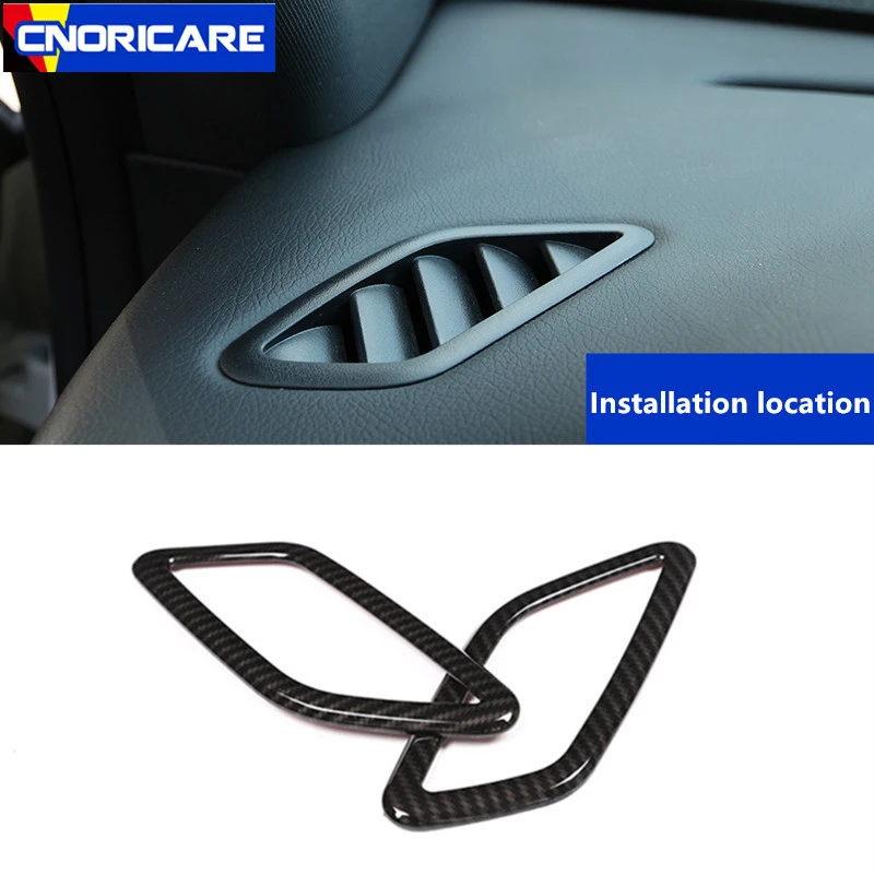 Carbon-Fiber-Style-Car-Dashboard-Air-Conditioning-Outlet-Frame-Decoration-ABS-2pcs-For-Mercedes-Benz-GLA (1)