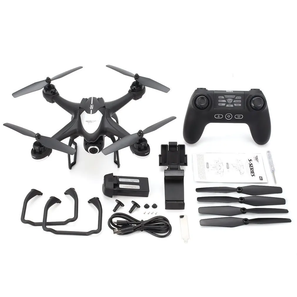

SJ R/C S30W 2.4G Dual GPS Positioning FPV RC Quadcopter Drone with 1080P Adjustable Wide Angle Wifi Camera Follow Me Hovering
