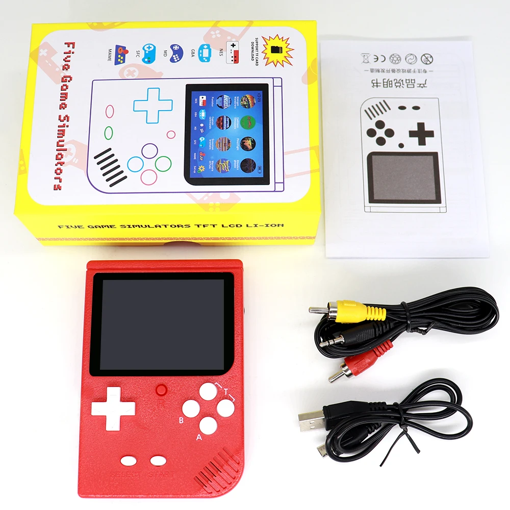 Игровая приставка TF поддержка карт для загрузки FC GBA NES MD MAME Five in one портативная