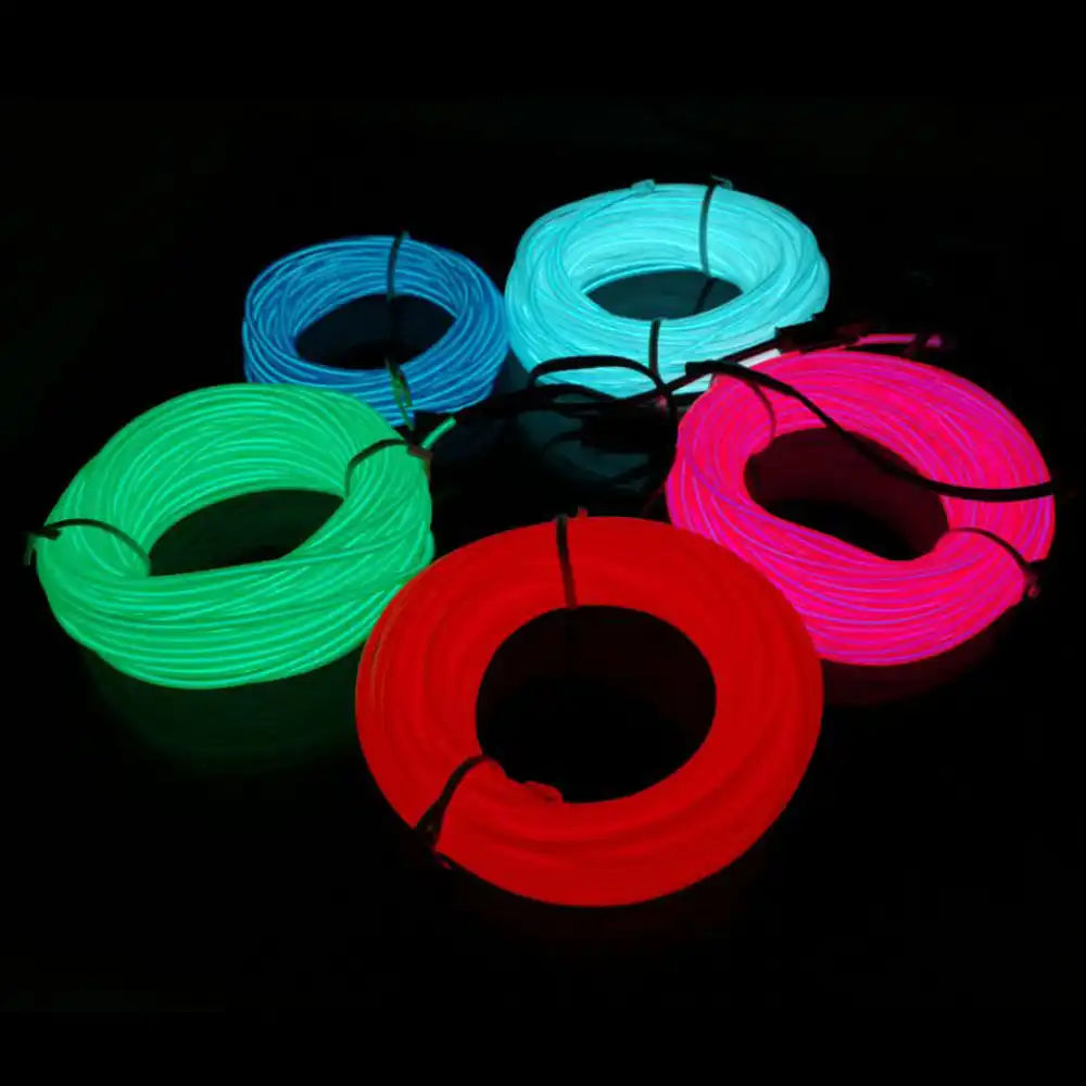 1 50meter El Wire Rope Cable Diy Led Strip String Lights Cable Diy Led Strip String Lights