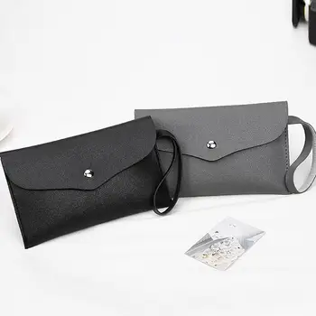 

Fashion PU Leather Long Style Student Card Wallet Purses Female Long Zipper Purse Credit Card Small Square Hand Bag 6.13