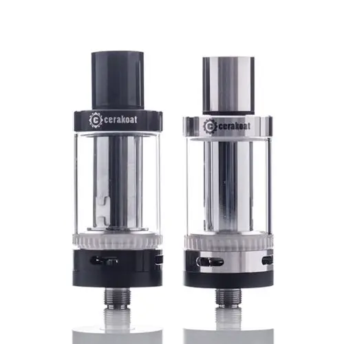  100% Original Horizon Cerakoat tank Sub ohm vape atomizer 4ML with Clapton Mask coil Electronic Cigarette Black&SS vapor 
