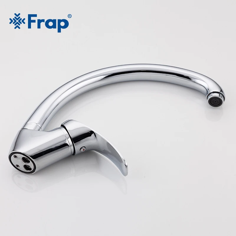 FRAP Big promotion Zinc alloy deck mounted kitchen sink faucet Cold and Hot Water Tap 360 Degree Swivel mixer faucets torneira