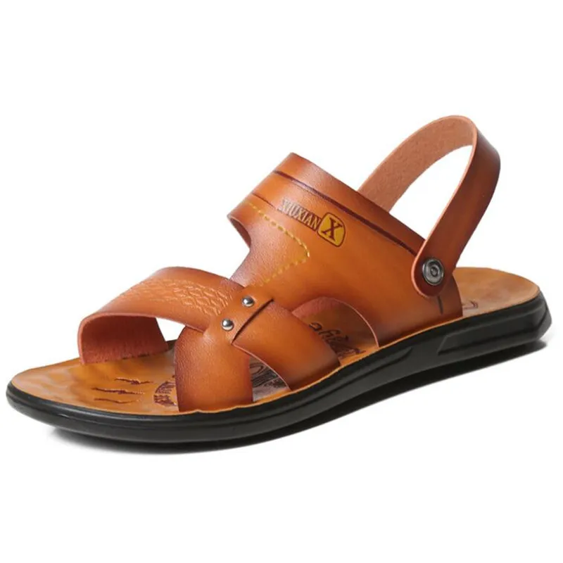 

New men's shoes summer open toe sandals fashion trend beach shoes slippers men's run sandals and slippers Fisherman
