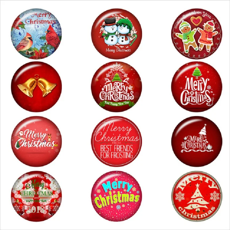 Merry-Christmas-red-glass-snap-button-DIY-jewelry-Round-photo-cabochons-flat-back-DA1165.jpg_640x640