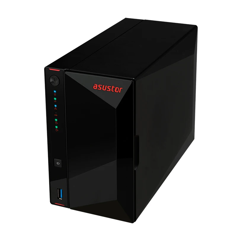 ASUSTOR AS5202T 2-bay бесдисковый nas, nas сервер nfs Сетевое хранилище Облачное хранилище файловый сервер, 3 года гарантии