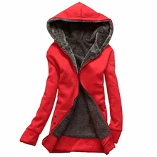 2016 Fanshion Winter Jacket Women Hoodies Long Sleeve Plus Size Thin Parka Mujer Cotton-padded Winter Jacket Hooded