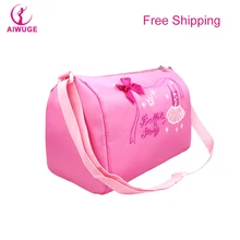 New Fashion Kids Ballet Dance Bag Pink Princess Sling Crossbody Bag Girls Korean Waterproof Diesel Bags