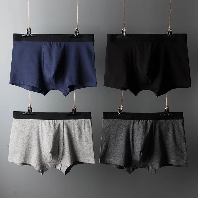 4pcs/lot Mens Boxers Cotton Man Underwear Men Boxer   shorts Panties  Underpants mens cheeky underwear